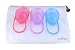 purifyou PurePouch BPA-Free Pacifier Case Holder & Nipple Shield Case for Travel, Set of 3 with Free Mesh Bag primary