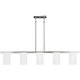 LivexLighting 1327-91 Astoria 5-Light Chandelier, Brushed Nickel