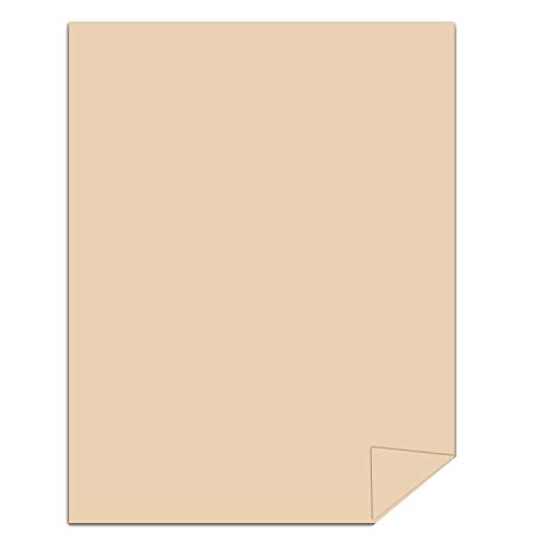 Springhill Colored Paper, Heavy Paper, Tan Paper, 24/60lb, 89gsm, 8.5 x