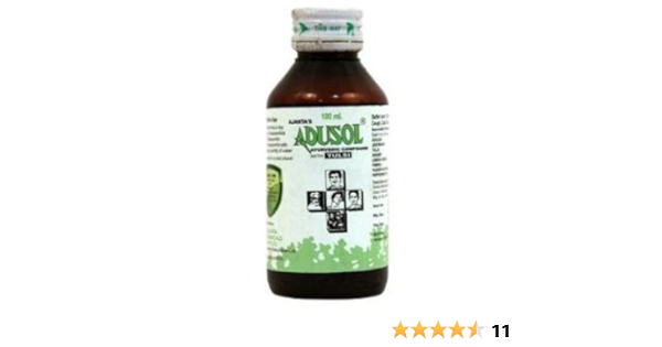 Amazon Com Adusol Syrup 100 Ml Pack Of 4 Health Household