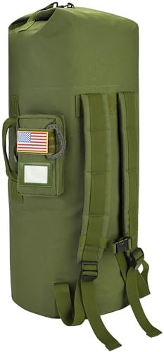 Amazon.com | U.S. Military Surplus Zip Duffel Bag, Used Olive Drab