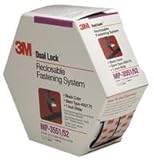 3M MP-3541/42 BLACK DUAL LOCK RECLOSABLE FASTENER, BLACK, 25.4MM