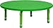 Flash Furniture Wren 45'' Round Green Plastic Height Adjustable Activity Table