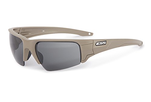 ESS Eyepro Crowbar Ballistic Sunglasses (Terrain Tan, Clear/Smoke Gray)