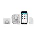 SKYLINK SK-150 Basic Starter Kit Connected Wireless Alarm Security Home Automation System, iOS iPhone Android Smartphone, Echo Alexa and IFTTT Compatible with No Monthly Fees, White