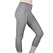 Dynamic Athletica Compression Capri Leggings for Women/Slimming Yoga Pants/Tights & Workout Clothes (Small, Gray)
