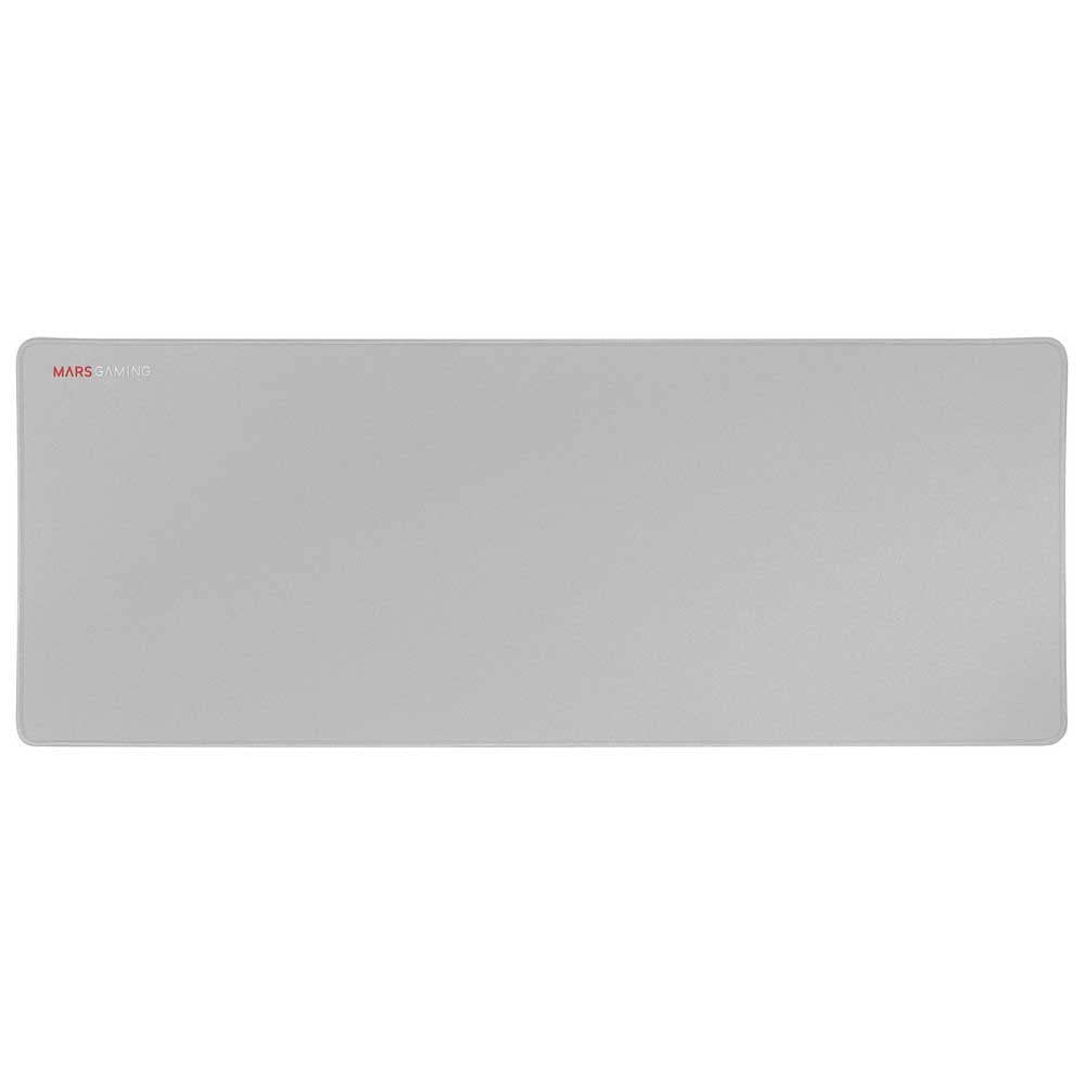 Mars Gaming MMPXLS Silver, Gaming Mousepad XL, Double Layer Nanofabric and Natural Rubber, 800x300x4mm