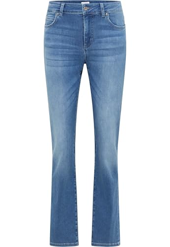 MUSTANG Style Crosby Relaxed Straight Jeans, Azul Medio 582, 27W / 34L Mujeres