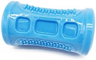 SatisPet Large Dog Chew Toy With Bell, Blue - Toy Stick with Features Loud Squeaker Ideal For Medium & Large Dog Breeds