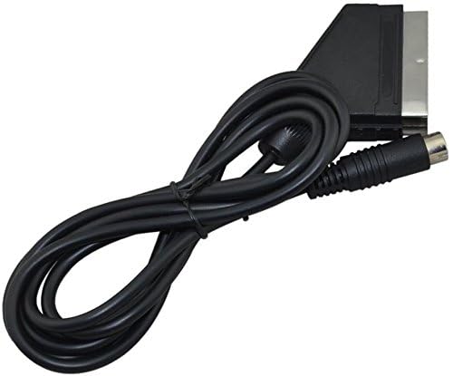 Childhood 6ft 1.8m RGB Scart AV cable lead for Sega Saturn game console