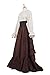 NSPSTT Women Renaissance Dress Stand-up Collar Victorian Gothic Lolita Fancy Dresses