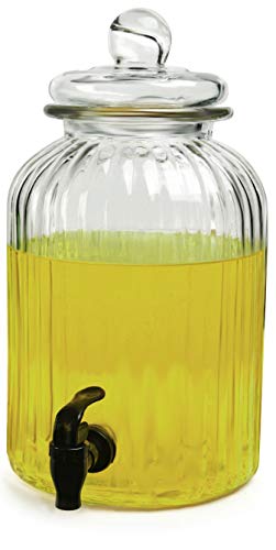 Circleware 69167 Sun Tea Mason Jar Beverage Dispenser with Spigot and Glass Lid Entertainment Home & Circleware 69167 Sun Tea Mason Jar Beverage Dispenser with Spigot and Glass Lid Entertainment Home &