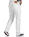 Deyllo Men's Classic Relaxed Original-Fit Straight-Leg Jean Denim Trousers Pants(Optic White,31Wx30L)