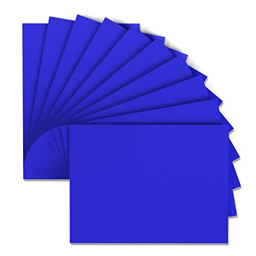MEARCOOH Blue Foam Sheets Crafts 9x12 Inch 2mm Eva Color Craft Foam Paper for Crafts Project Preschoolers Classroom Scrapbooking DIY Cosplay(10 Sheets)