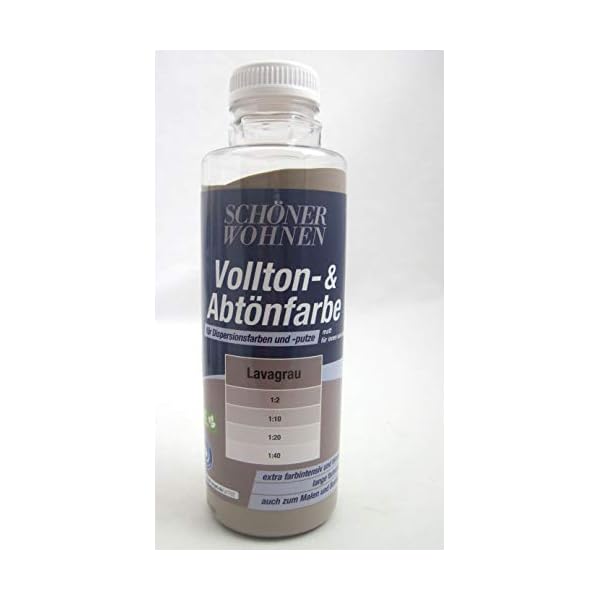 Voll- und Abtönfarbe Lavagrau 500 ml