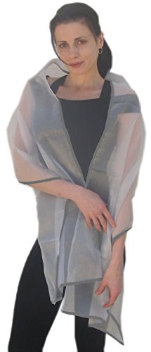 sheer silver wrap