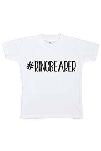 Custom Party Shop Baby Boy's Hashtag Ring Bearer Wedding T-shirt 2T