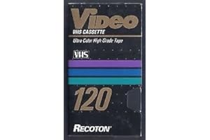 VHS Cassette Recoton 120 (6 Hours)