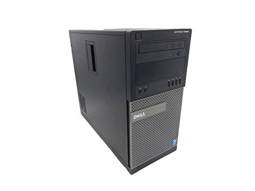 Dell Optiplex 9020 SFF Business Desktop Tower PC (Intel Core i7 4770, 16GB Ram, 256GB SSD, WiFi, Dual Monitor Support HDMI + VGA, DVD-RW) Win 10 Pro with CD (Renewed)