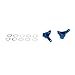 GPM Racing Rear Hub Carrier Set for 1:18 Associated 18B2 + Other AE Models, Blue