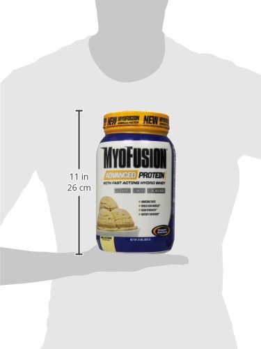 Gaspari Nutrition Myofusion Advanced Protein, Vanilla Ice Cream, 2 Pound