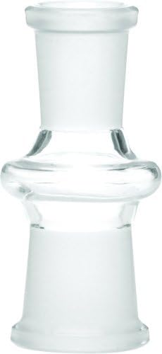 SCIENTIFIC LABORATORY SUPPLIES - 12-237 FEMALE TO FEMALE ESSENTIAL ADAPTER W/ RING 180 ASSORTED SIZES / COLORS CLEAR 18MM FEMALE TO 14MM FEMALE