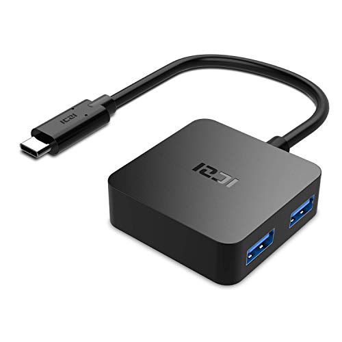 ICZI USB C Hub USB 3.1 Type C Hub with 4-Port USB 3.0 for Oculus Rift S, ChromeBook Pixel, Acer Aspire, ASUS, Thunderbolt 3 Devices and Other Type C Devices