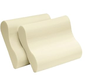 Amazon.com: Serta Memory Foam Contour Pillows (Set of 2 ...