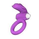 Pumsun Vibrator, Sex Toys For Men, Silicone Men Vibrators Collars Delay Premature Toy (D)