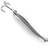 Fish-WOW-9oz-95inch-Fishing-Spoon-with-Treble-Hook-Bait-Lures-Fish-Jig-Silver-Prism-Tape