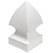 Outdoor Essentials Vinyl Gothic Fence Post Cap (White), 4 in. x 4 in.