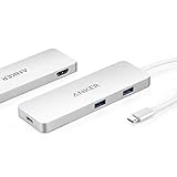 [Upgraded] Anker 4-Port Portable Data Hub with USB-C Port, HDMI Port, 2 USB 3.0 Ports, and Power Delivery technology for MacBook Pro 2016, Chromebook Pixel and Other Devices