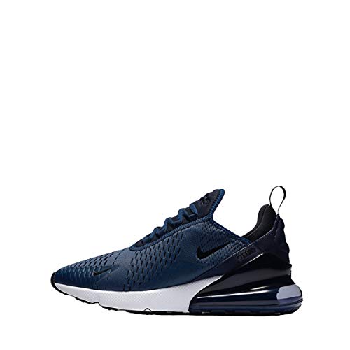 Nike Men's Air Max 270 Shoes (10.5, Navy/Black)