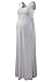 Jinson Women's Basic Sleeveless Maternity Maxi Tank Dress Vestido with Empire Waist for Pregnancy