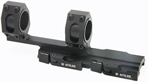 JINSE Scope Rock-Solid 25.4mm-30mm Weaver Picatinny Rings QR Extended Cantilever QD Mounts Bases with Auto Lock