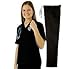Women's Scrub Set - Medical Scrub Top and Pant, Black, Small