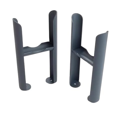 Greened House Anthracite Freestanding 4 Column Traditional Radiator Feet Central Heating and Electric