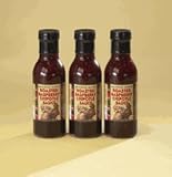 Three 15-oz Bottles of Bronco Bob's Roasted Raspberry Chipotle Sauce
