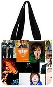 Angelinana Fashion Ed Sheeran Printed Canvas Girl And Women Shopping Bag Tote Bag (Two Sides)