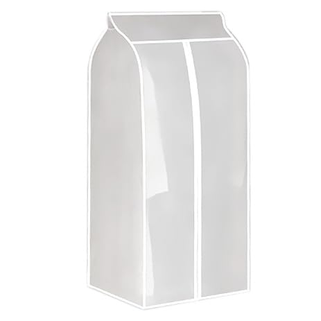 Clothes Rail Cover Translucent Safe Peva Garment Storage Cover Dustproof Hanging Clothes Dust Cover For Home Clothing Storage