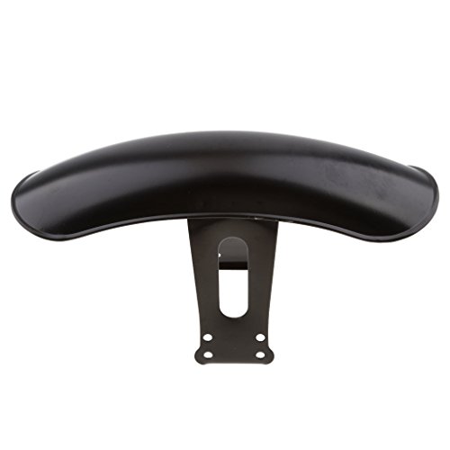 MonkeyJack Stainless Steel Front Fender / Mudguard / Mud Guard for Honda CG125 - Black - Thumbnail 6