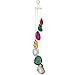 Rockcloud Agate Slices Geode Wind Chime Home Garden Decoration Figurine Large Size
