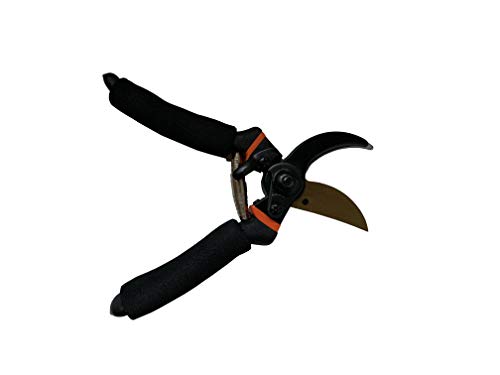 TEOFFECT 8" Professional Titanium Bypass Garden Shears Scissors, Hand Pruners, Garden Clippers, Tree Trimmer, Garden Scissors, Pruning Shears, Yard Hand Clippers