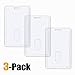 Vetoo 3Pack Heavy Duty ID Badge Holders,Clear,Vertical,Durable,Suitable for use in Factories,Offices,and Schools.