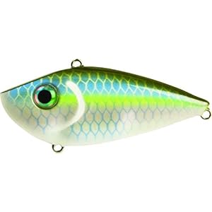 Strike King œil Rouge D’eau Douce Lipless Crankbait, Sexy Vert Shad, 1/56,7 Gram