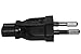 SF Cable, Europe CEE7/16 Two pin Plug to IEC C7 Receptacle Power Plug Adapter