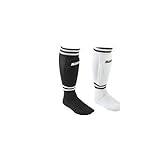 Martin Sports Youth Soccer Shinguards Sock Shin Guard Black Large SOC8-BLK