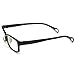 PenSee Fashion Horned Rim Rectangular Eye Glasses Frames Clear Lens (Black)