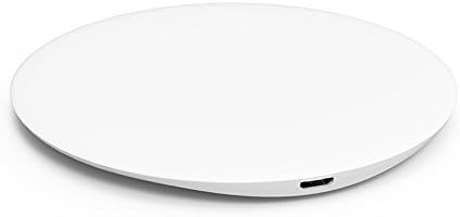 Werseon Ultra Slim Qi Wireless Charger Anti-Slip Rubbe Standard Fast Wireless Charger for iPhone8/X/8 Plus/Samsung Galaxy S9 Plus