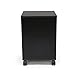 Essentials File Cabinet - 3-Drawer Wheeled Mobile Pedestal Cabinet, Espresso (ESS-1030-ESP)